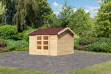 KARIBU Exklusivmodell Tharo Gartenhaus, naturbelassen, Fichte, 304 x 304 x 250 cm 33795-1 01.jpg
