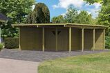 KARIBU Doppelcarport Eco, Kiefer-Massivholz, kesseldruckimprägniert, inkl. Beschlagbeutel 2 17962-8.jpg