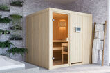 KARIBU Sauna Oulu, Fichtenholz 68 mm, Fronteinstieg, ca. 3,2m² 1 20242-3.jpg