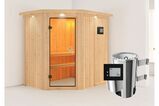 KARIBU Systemsauna Saja, Fichtenholz 68mm, Eckeinstieg, ca. 2,7m² 1 18461-15.jpg