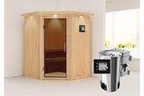 KARIBU Systemsauna Nanja, Fichtenholz 68mm, Eckeinstieg, ca. 2m² 2 18456-24.jpg