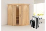 KARIBU Systemsauna Nanja, Fichtenholz 68mm, Eckeinstieg, ca. 2m² 1 18456-6.jpg