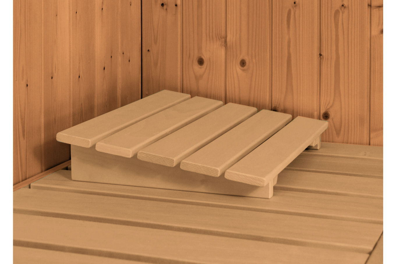 KARIBU Caspin Energiespar-Sauna, naturbelassen, Fichte, 210x165x202 cm, mit Kranz und 3,6 kW Ofen integr. Steuerung 31391-2 10.jpg
