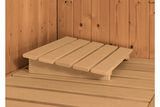 KARIBU Caspin Energiespar-Sauna, naturbelassen, Fichte, 210x165x202 cm, mit Kranz und 3,6 kW Ofen integr. Steuerung 31391-2 10.jpg