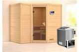 KARIBU Massivholzsauna Sahib 2, Fichtenholz 40mm, Eckeinstieg, ca. 2m² 1 18446-12.jpg