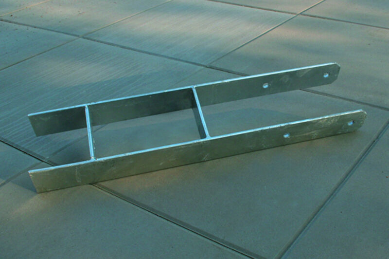 KARIBU H-Pfostenanker, Metall, silber 1 17937-3.jpg