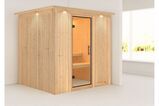 KARIBU Systemsauna Daria, Fichtenholz 68mm, Fronteinstieg, ca. 3,3m² 2 18462-29.jpg