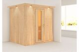 KARIBU Systemsauna Fanja, Fichtenholz 68mm, Fronteinstieg, ca. 2,7m² 1 18460-5.jpg