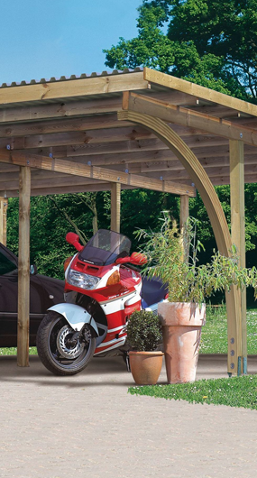 Karibu Carports / Garagen