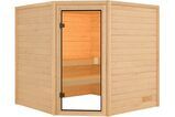 KARIBU Sauna Tilda, Fichtenholz 38 mm, Eckeinstieg, ca. 3,2m² 2 20230-1.jpg