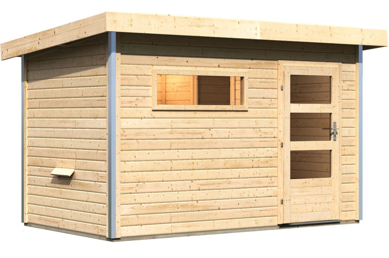 KARIBU Saunahaus Skrollan 1, Fichtenholz 38mm, Fronteinstieg, ca. 6,4m² 2 18481-5.jpg