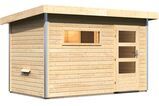 KARIBU Saunahaus Skrollan 1, Fichtenholz 38mm, Fronteinstieg, ca. 6,4m² 2 18481-5.jpg