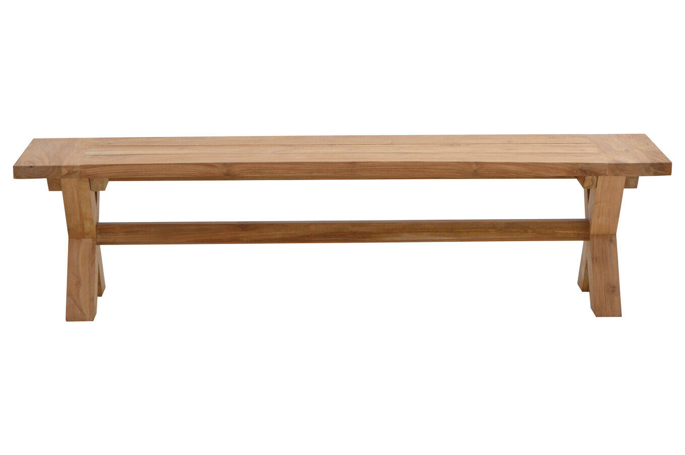 Gartenbank Lincoln aus gebürstetem Teakholz von Ploß 3 12785-1.jpg