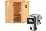 KARIBU Systemsauna Tonja, Fichtenholz 68mm, Eckeinstieg, ca. 2,3m² 2 18458-16.jpg