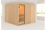KARIBU Sauna Arvika, Fichtenholz 68 mm, Fronteinstieg, ca. 5,3m² 2 20246-1.jpg