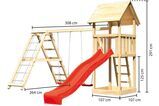 KARIBU Spielturm Lotti, Fichtenholz 18 mm, naturbelassen 3 17783-15.jpg