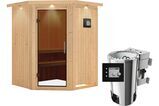 KARIBU Systemsauna Nanja, Fichtenholz 68mm, Eckeinstieg, ca. 2m² 3 18456-24.jpg