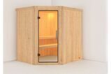 KARIBU Systemsauna Lilja, Fichtenholz 68mm, Eckeinstieg, ca. 3m² 1 18464-25.jpg