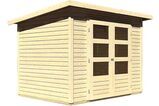 KARIBU Gartenhaus Stockach, Fichtenholz 19 mm, naturbelassen 1 18007-5.jpg