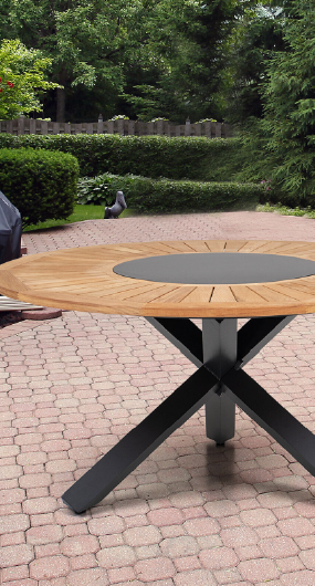 Gartentische rund