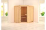KARIBU Systemsauna Taurin, Fichtenholz 68mm, Eckeinstieg, ca. 2,3m² 1 18407-9.jpg