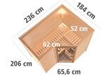 KARIBU Massivholzsauna Sahib 2, Fichtenholz 40mm, Eckeinstieg, ca. 2m² 3 18446-12.jpg
