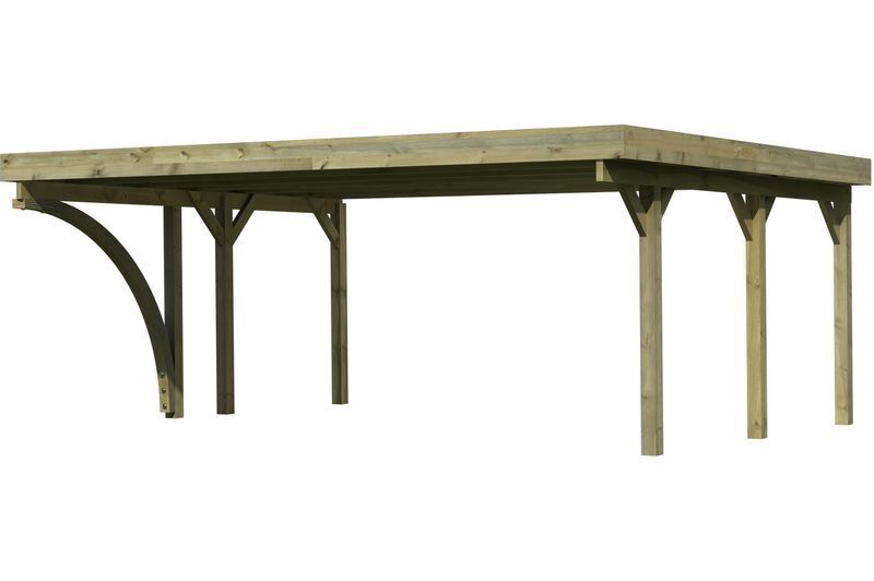 KARIBU Doppelcarport Classic, Kiefer-Massivholz, kesseldruckimprägniert 1 17965-2.jpg