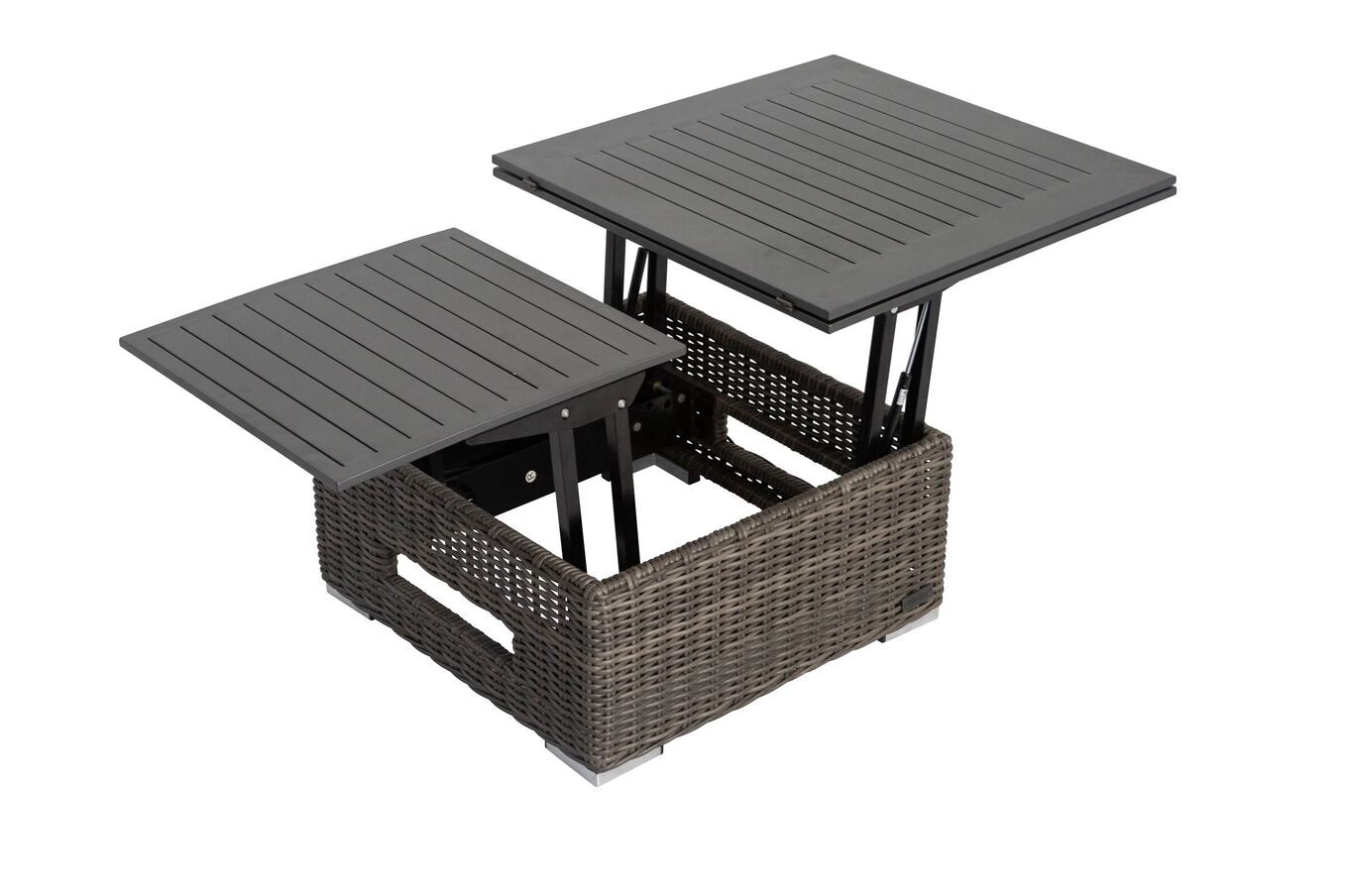 OUTFLEXX Loungetisch höhenverstellbar grau Gartenmoebel.de