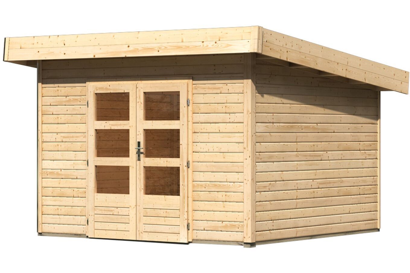 KARIBU Gartenhaus Northeim 3, Fichtenholz 38 mm, Pultdach 1 18026-1.jpg