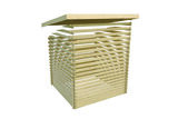KARIBU Gartenhaus Bastrup4 , naturbelassen, Fichtenholz 28mm, 654,5 x 297 x 222 cm, Pultdach, Anbau 4m mit Rück- und Seitenwand 30570-1 1.jpg