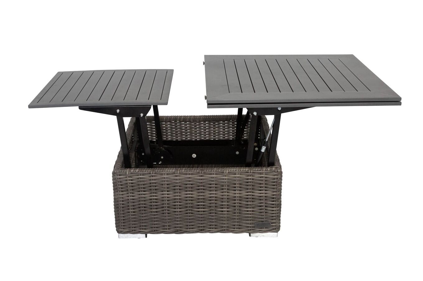 OUTFLEXX Loungetisch höhenverstellbar grau Gartenmoebel.de