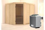 KARIBU Systemsauna Malin, Fichtenholz 68mm, Eckeinstieg, ca. 4,2m² 1 18418-18.jpg