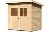 KARIBU Gartenhaus Glücksburg 2, Fichtenholz 19 mm, Pultdach 2 17848-1.jpg