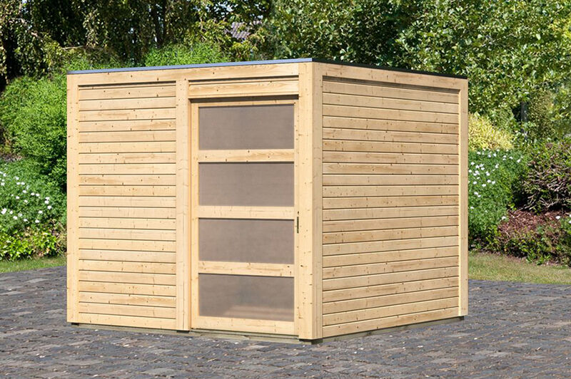 KARIBU Gartenhaus Qubic, Fichtenholz 19 mm, Flachdach 3 17862-1.jpg