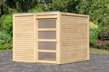 KARIBU Gartenhaus Qubic, Fichtenholz 19 mm, Flachdach 3 17862-1.jpg