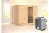 KARIBU Massivholzsauna Sonara, Fichtenholz 40mm, Fronteinstieg, ca. 4,3m² 1 18442-26.jpg
