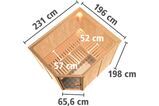 KARIBU Systemsauna Malin, Fichtenholz 68mm, Eckeinstieg, ca. 4,2m² 3 18418-18.jpg