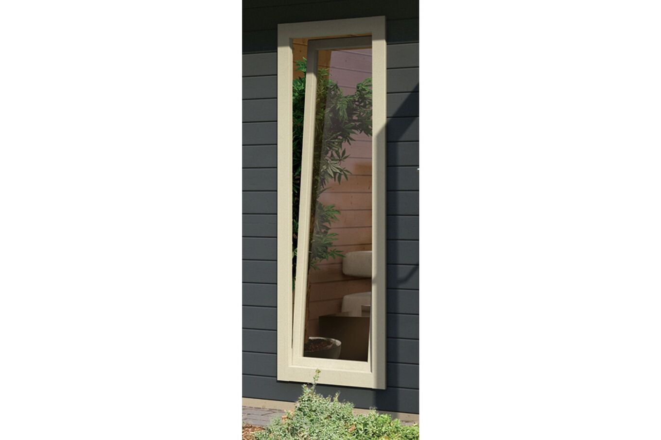 KARIBU Mainburg 3 Saunahaus, terragrau, Fichte, 369x369x229 cm, SET B mit Doppelflügeltür, Vorraum und 9 kW Ofen 31322-5 17.jpg