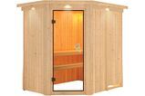 KARIBU Systemsauna Saja, Fichtenholz 68mm, Eckeinstieg, ca. 2,7m² 3 18461-13.jpg