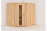 KARIBU Systemsauna Lilja, Fichtenholz 68mm, Eckeinstieg, ca. 3m² 1 18464-1.jpg
