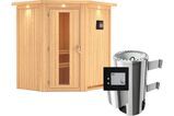 KARIBU Systemsauna Tonja, Fichtenholz 68mm, Eckeinstieg, ca. 2,3m² 2 18458-7.jpg