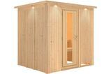 KARIBU Systemsauna Daria, Fichtenholz 68mm, Fronteinstieg, ca. 3,3m² 2 18462-5.jpg