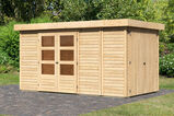 KARIBU Gartenhaus Retola 5, Fichtenholz 19 mm, inkl. Anbauschrank 3 18002-1.jpg