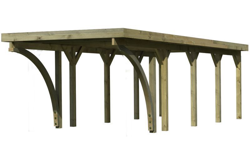 KARIBU Einzelcarport Classic, Kiefer-Massivholz, kesseldruckimprägniert 1 17964-9.jpg