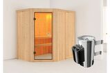 KARIBU Systemsauna Saja, Fichtenholz 68mm, Eckeinstieg, ca. 2,7m² 1 18461-10.jpg
