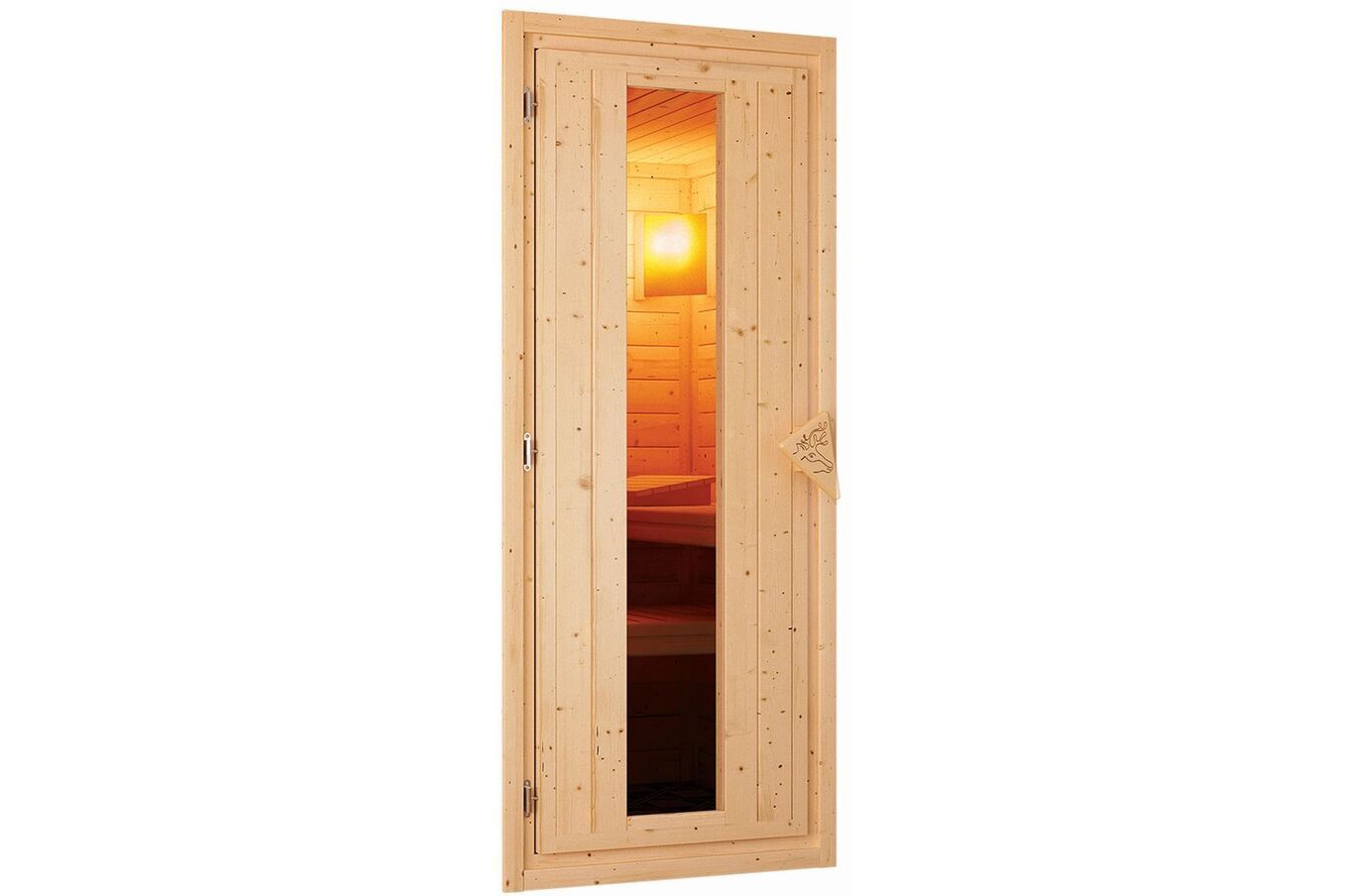 KARIBU Systemsauna Lilja, Fichtenholz 68mm, Eckeinstieg, ca. 3m² 6 18464-1.jpg