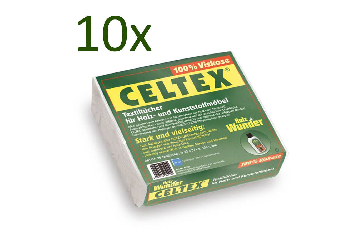 BELARDO 10-er Set Reinigungstücher für Holz und Kunststoff, Viskose, 33 x 37 cm, 20 Stk/PKT 23340  1 1f7c41ac09982753d4076b21cdf717998932c9f7