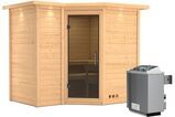 KARIBU Massivholzsauna Sahib 2, Fichtenholz 40mm, Eckeinstieg, ca. 2m² 2 18446-22.jpg