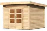 KARIBU Gartenhaus Kandern 6, Fichtenholz 28 mm, Flachdach 2 18010-1.jpg