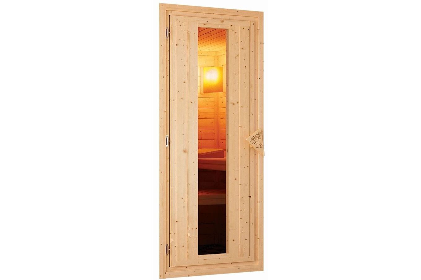 KARIBU Sauna Svea, Fichtenholz 38 mm, Eckeinstieg, ca. 2,6m² 3 20216-5.jpg